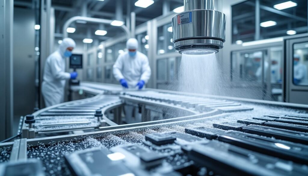 découvrez pourquoi la cryogénie est la méthode idéale pour le nettoyage des chaînes de production dans les industries sensibles, offrant efficacité, sécurité et respect des matériaux.