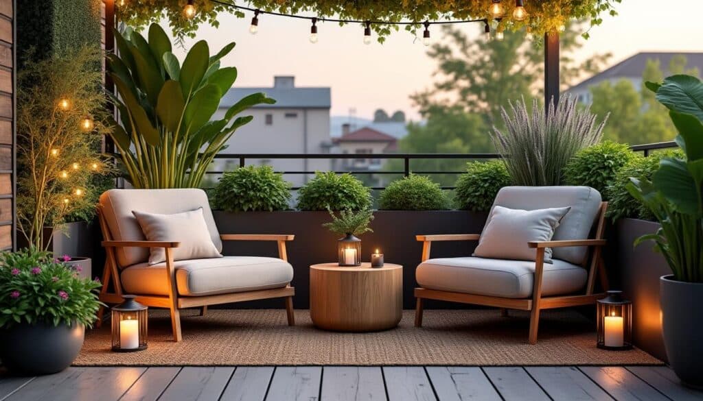 découvrez comment aménager un petit balcon en un coin détente cosy pour deux personnes, avec des idées pratiques et décoratives pour profiter pleinement de cet espace extérieur.