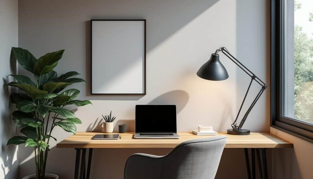 découvrez comment aménager un coin bureau discret dans votre salon pour allier fonctionnalité et esthétique sans compromettre l'espace de vie.